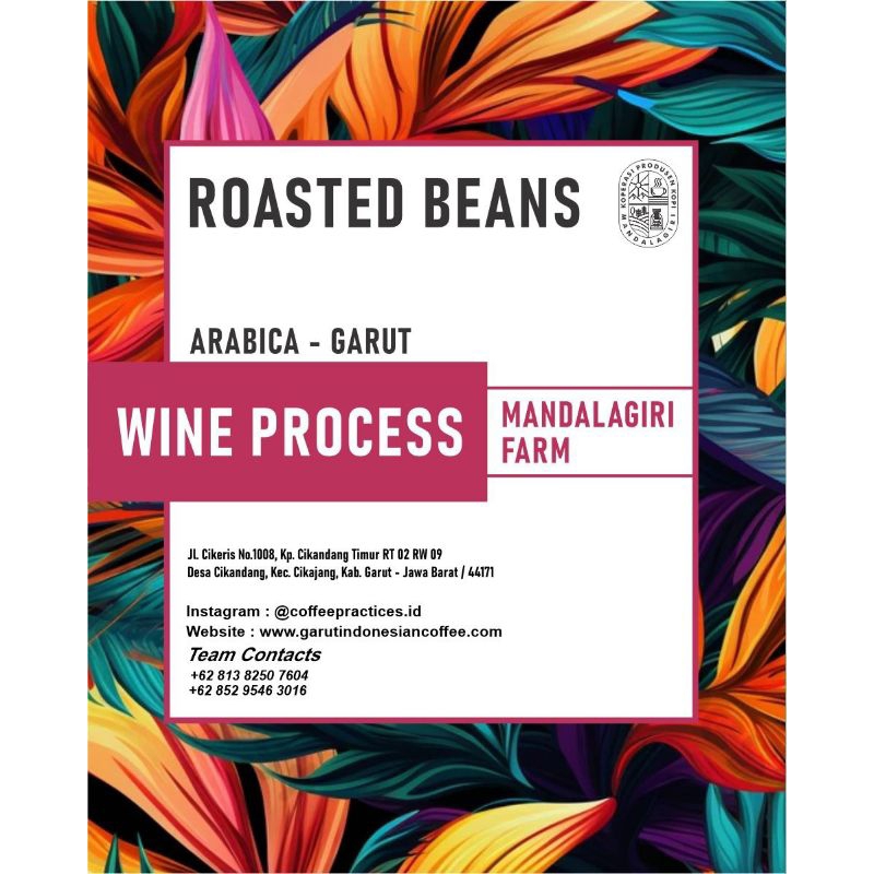 

KOPI ARABICA-GARUT WINE PROCESS