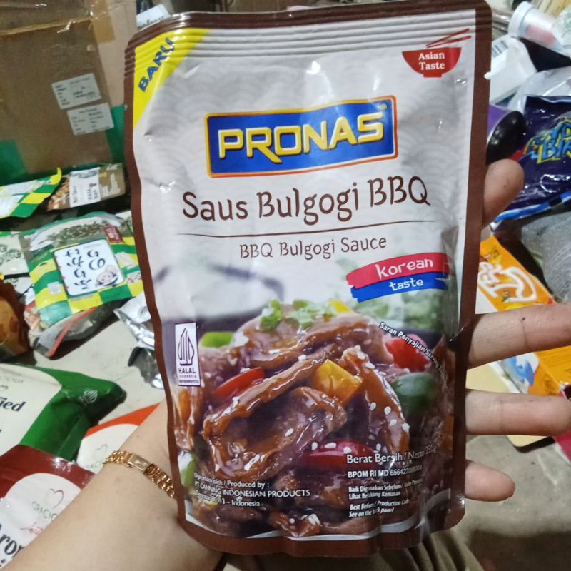 

Pronas Saus Bulgogi Bbq Korean Taste 250g