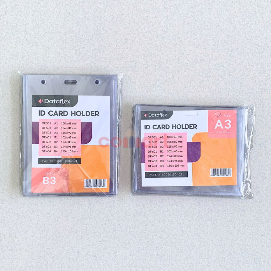 

20Pcs (1Pak) Card Case A3 - B3 / Glue Card / Name Tag Tebal / Plastik Tempat ID Card