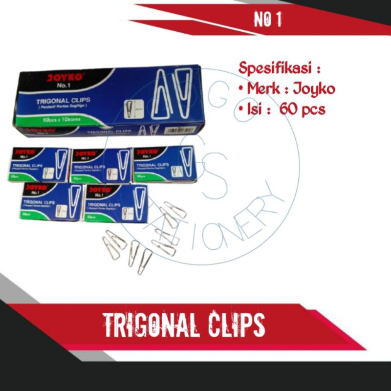 

PAPER CLIP / TRIGONAL CLIP NO.1 NO.3 NO.5