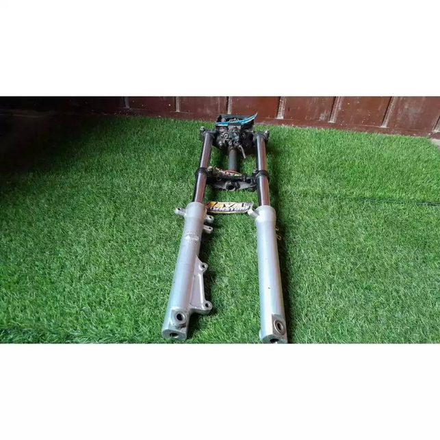 SHOCK SKOK DEPAN MEGAPRO NEW MONO 2013 ORIGINAL COPOTAN (AS KW)  -SILVER