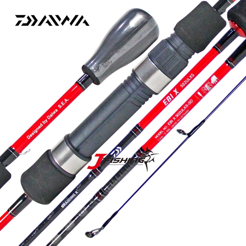 Joran Daiwa EBI X | Joran Udang | UL | Spinning | Resmi