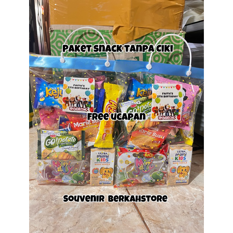 

Paket snack susu ultra tanpa ciki/paket ultah/ paket bingkisan ulang tahun