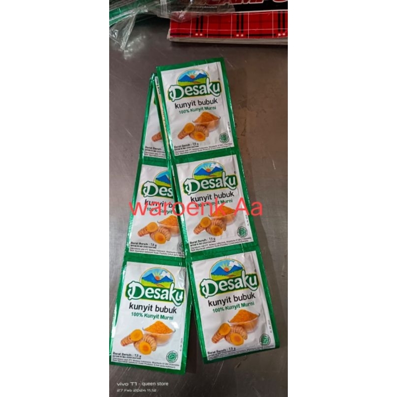 

Desaku kunyit bubuk 1 renteng isi 12 pcs