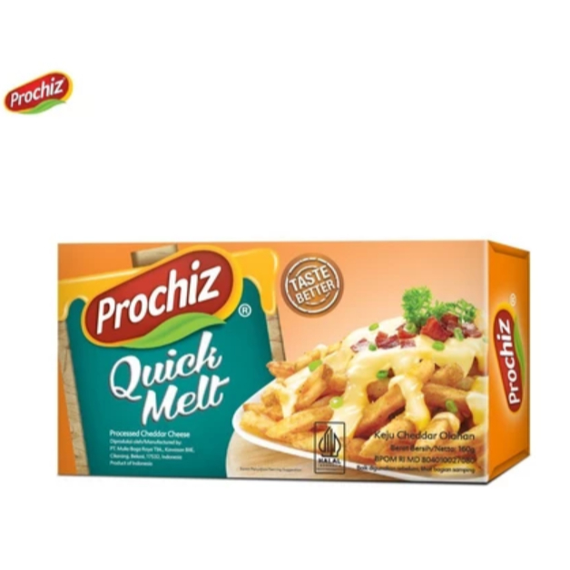 

Prochiz Keju Gold / Quick Melt 160gr / Quick Melt Slice 5s