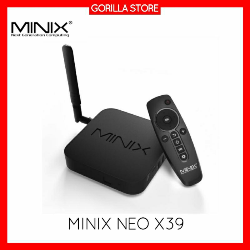MINIX NEO X39 TV Box 4GB/32GB Hitam - Android Player 4K Ultra HD