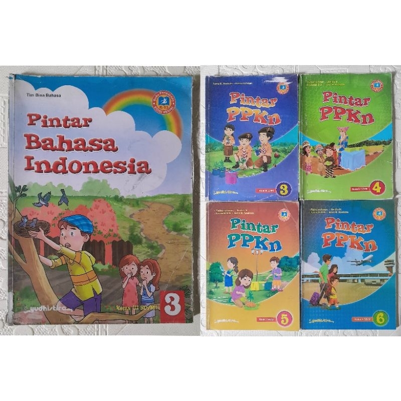 

Buku Pintar PPKn Bahasa Indonesia Kelas 3 4 5 6 SD Yudhistira