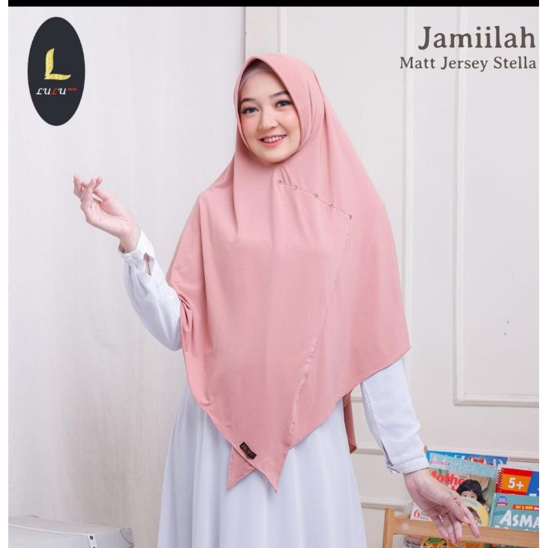HIJAB INSTAN JUMBO "JAMILAH" by lulu Kanaya size XL