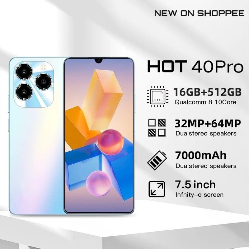 TERBARU DITOKO KAMI HP BARu INFINIX 40 PRO Handphone Original  7.5inci ORI Smartphone 5alcon handpho