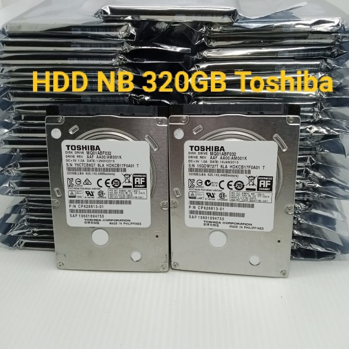 HDD NB 320GB Toshiba Sata 2.5 Inchi -Hardisk Internal 320GB Toshiba
