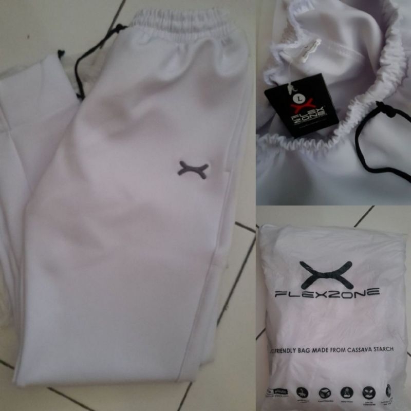 Celana joger putih-Flexzone