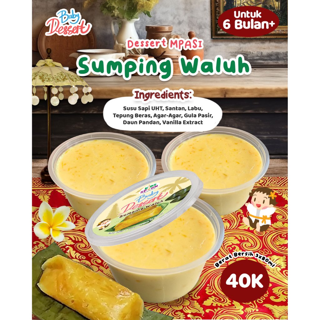 

Kids Spoon Pudding Mpasi Sumping Waluh
