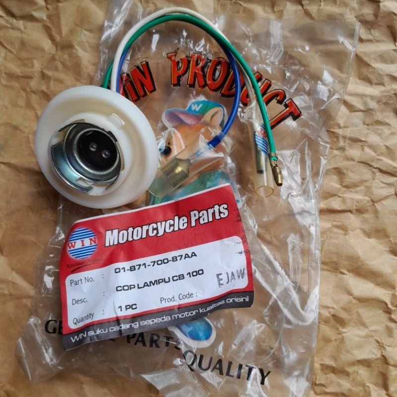Soket fiting lampu depan honda cb100 gl100 win100