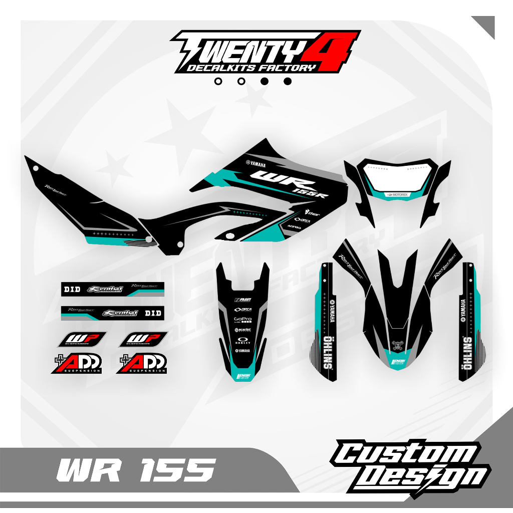 Decal Yamaha Wr 155 Tosca - Decal Wr 155 Full Body Custom Design