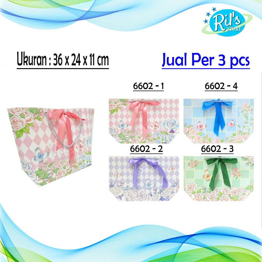 

PAPERBAG GLOSY PREMIUM 36 x 24 x 11 cm DL / PARTY BAG / PAPERBAG BAGUS BESAR 36x24x11cm