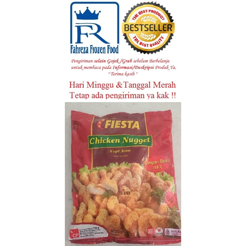 

Fiesta Chicken Nugget 500 Gram Kemasan Modern Market Harga Promo