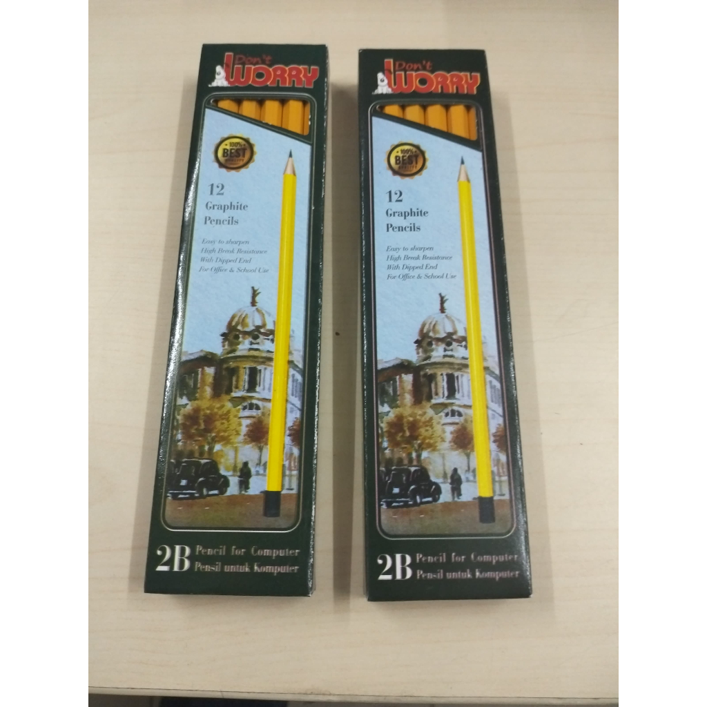 

Pensil 2B WORRY (12pc)