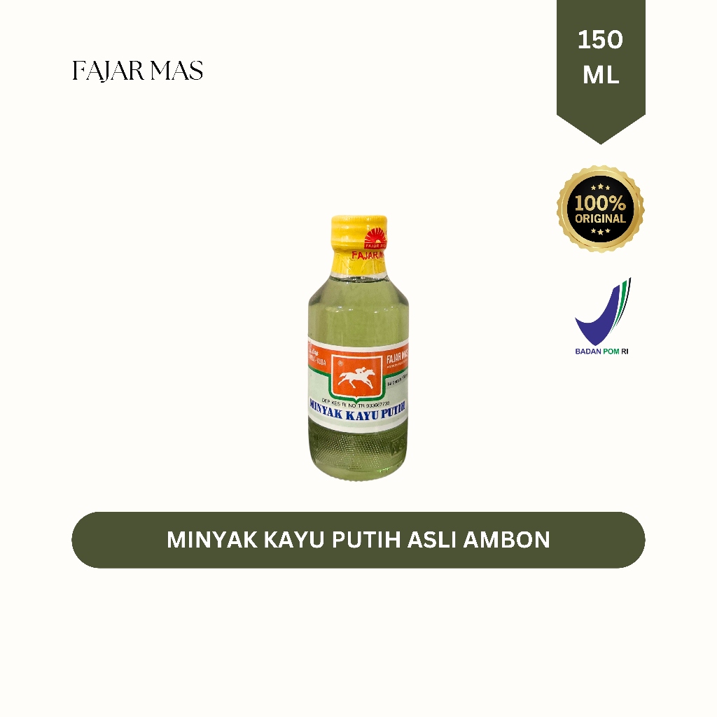 Minyak Kayu Putih Asli Ambon 150 Ml Lomba Kuda Ud. Fajar Mas (Premium)