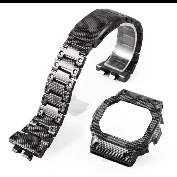 BNB Metal Camoflauge Black G Shock GMW B5000 aftermarket