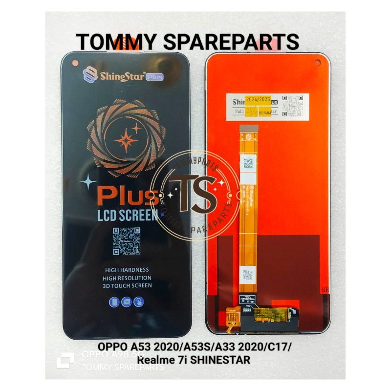 LCD TOUCHSCREEN OPPO A54 A53 A33 A32 A53S 2020 REALME 7I C17 SHINESTAR DAN POZI COMBO