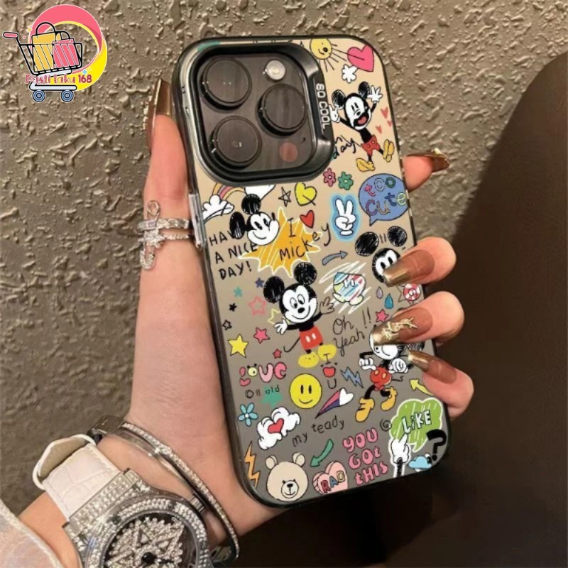 SS963 Premium Matte Hard Casing Hp Minnie And Minnie Mouse Compatible For Vivo Y05 Y04 Y28 Y29 V40 V