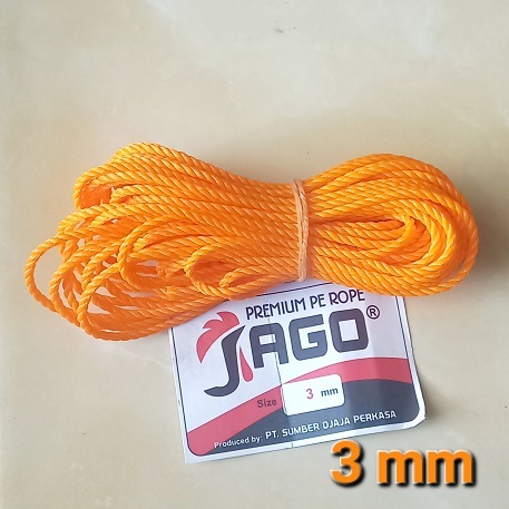 Tali tambang 3mm Tampar Nylon Premium PE Rope Serbaguna