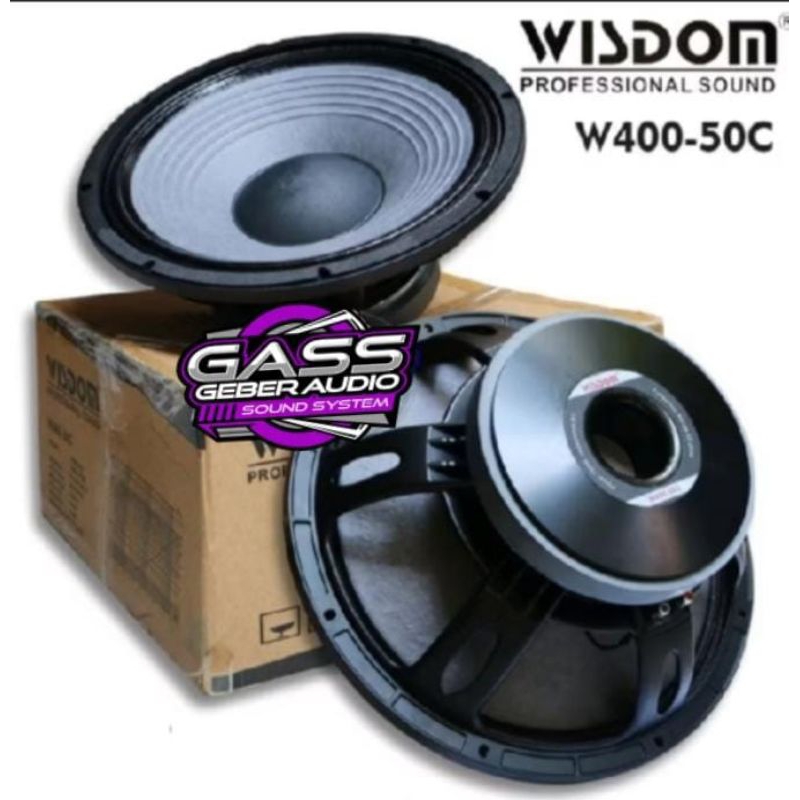 Speaker 15 inch WISDOM W400-50C/W40050C