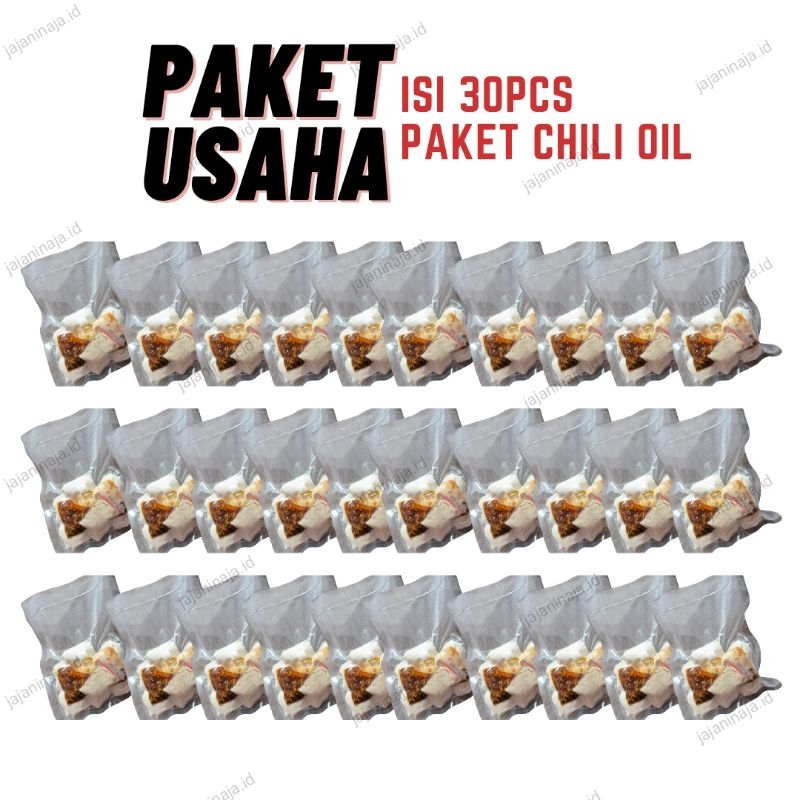 

PAKET USAHA 30 pcs Basreng Chili Oil FREE Bumbu