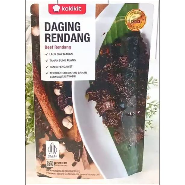 

Daging Rendang 140gr siapa saji (Ready to eat)