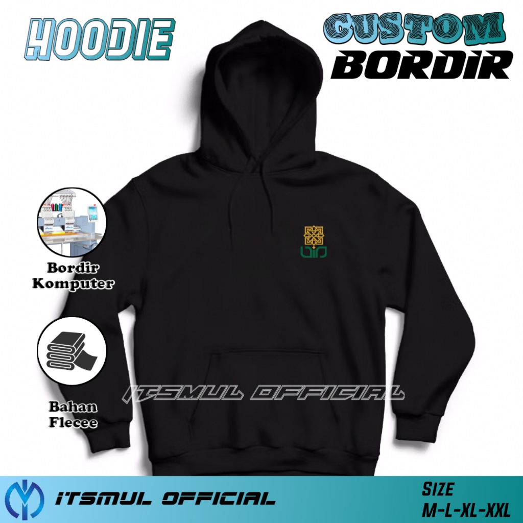 Hoodie UIN Sunan Kalijaga Yogyakarta Bordir