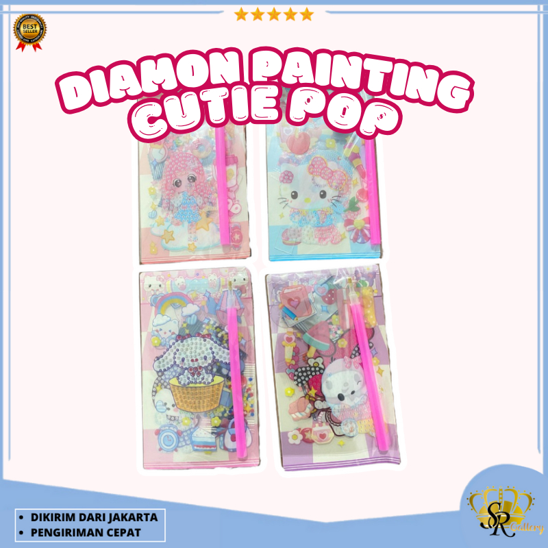 

Stiker Diamond Cutie Pop / DIY Stiker Mutiara Painting Kit SR
