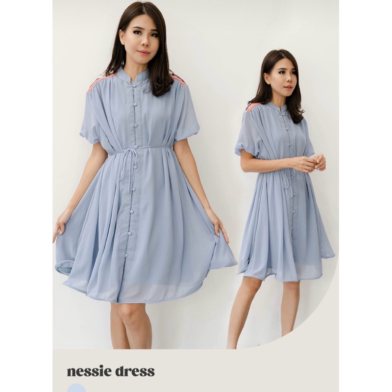 preloved Jolie Clothing Nessie dress in blue