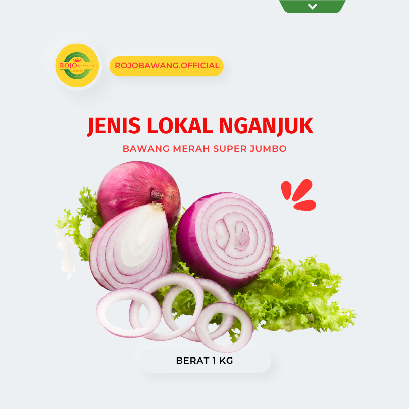 

BAWANG MERAH LOKAL NGANJUK 1KG SUPER JUMBO BESAR KERING