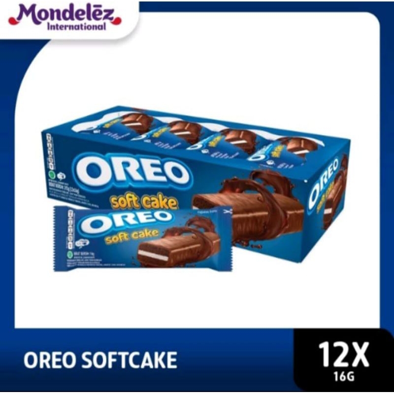 

OREO SOFT CAKE 1 BOX ISI 12 PCS