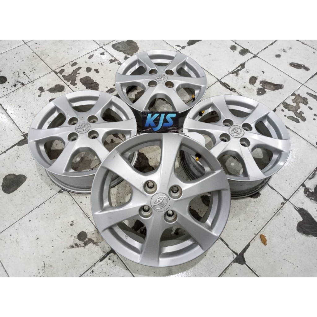 Velg Mobil Bekas R14 Ori Agya Pcd 4x100 Ring 14 Buat Ayla Sirion Vios Karimun Pelek Racing Second