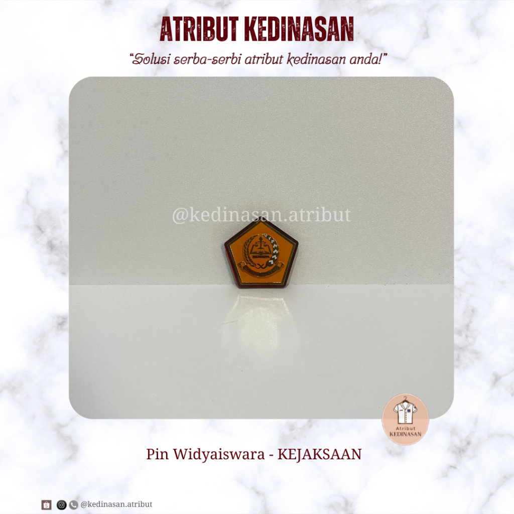 Pin Widyaiswara Kejaksaan - Tanda Jabatan Fungsional