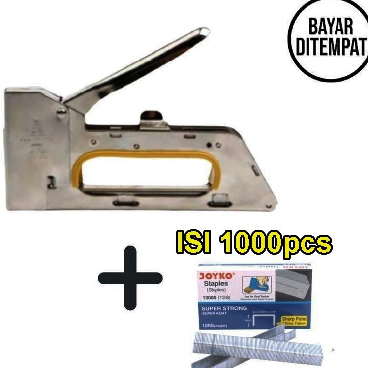 

HARI PENUH PROMO Paket Staples Tembak Tacker Isi atau Refil 138 Stapler Jok Staples Stepler Tembak Stepler Stapler Tembak Stapler