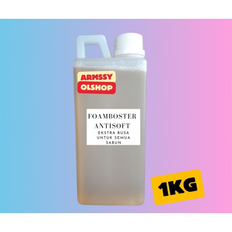 Foam Booster 1 Liter - Cairan Penambah Busa Sabun, Deterjen Laundry dan Sampo Motor - Extra Busa
