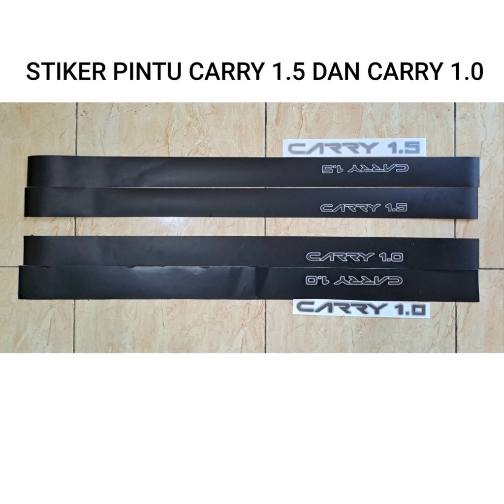 Stiker List Body Carry 1.5 / Carry 1.0 pintu dan depan carry Futura 1.0 1.5 Hitam Dop pintu Carry