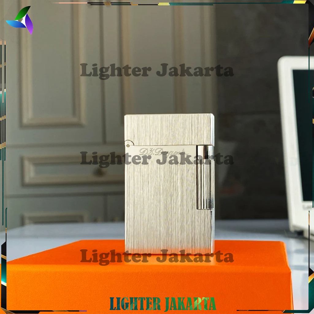 Korek Api ST. Dupont Paris Flame Luxury Lighter Brass Silver Ligne 2