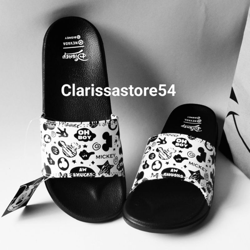 Sandal Selop Mickey Karakter (Bisa Couple'n Ayah Ibu dan Anak-anak)