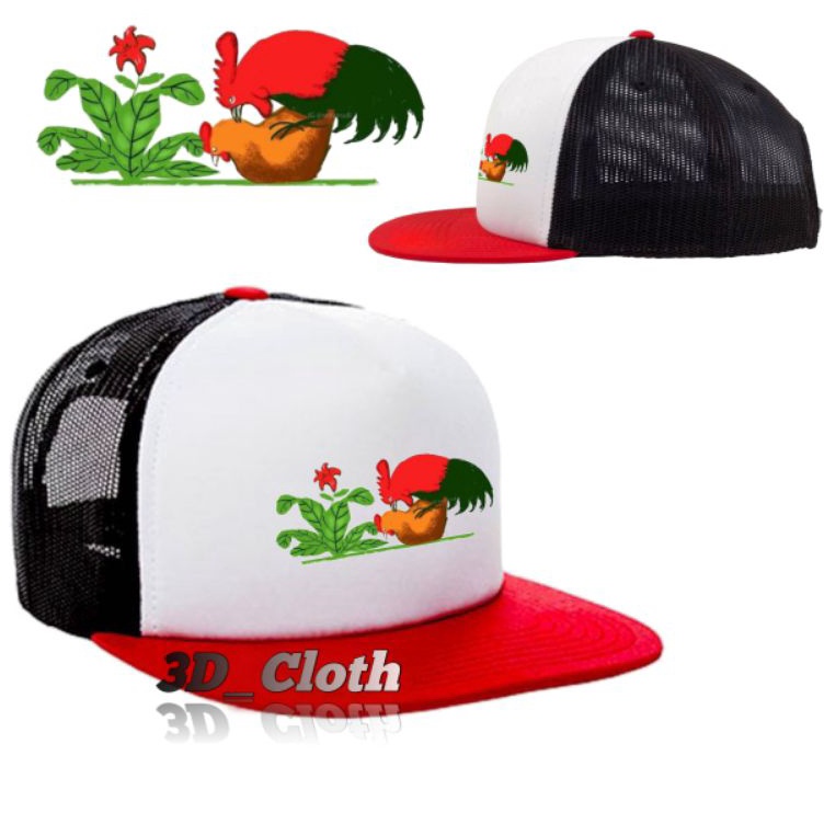 Update Terkeren  Topi Jaring PremiumTopi Snapback Trucker Jala Hiphop Pria WanitaAYAM JAGO KAWIN AYA