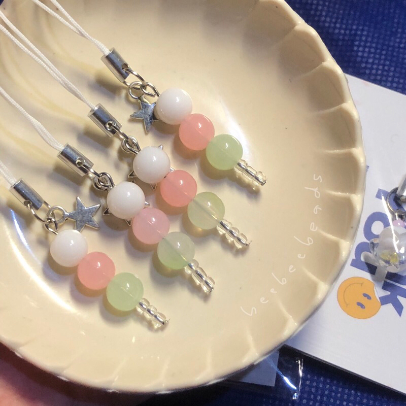 Dango mini phone strap ice cream mini phone strap
