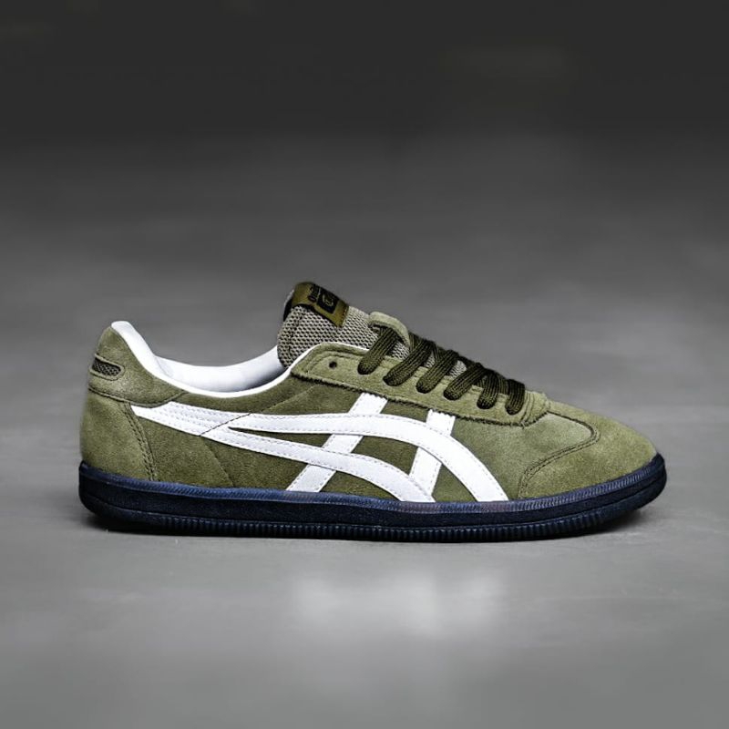 Sepatu Onitsuka Tiger Tokuten Burnt Green White Black