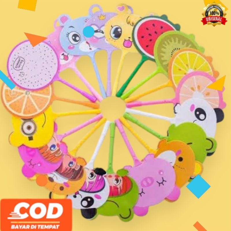 

pena kipas 2 in 1 lucu, pulpen kipas cute, bulpoin lucu karakter, bulpen kipas lucu