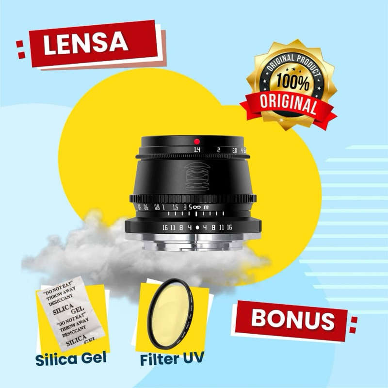 LENSA MANUAL 35MM F1.4 FOR FUJIFILM