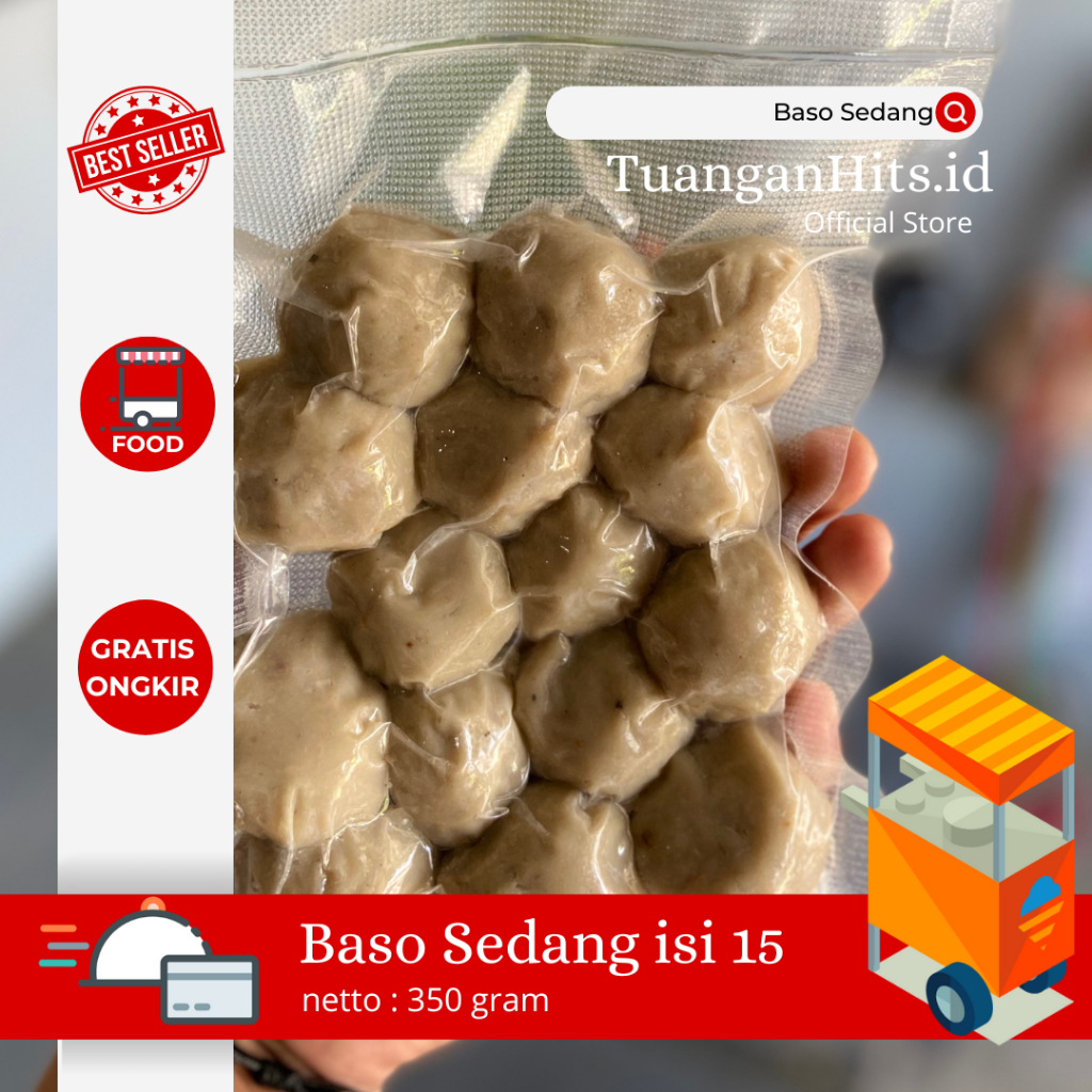 

Baso Daging Sedang Tanpa Isi Ukuran 20 Butir - Instan, Makanan