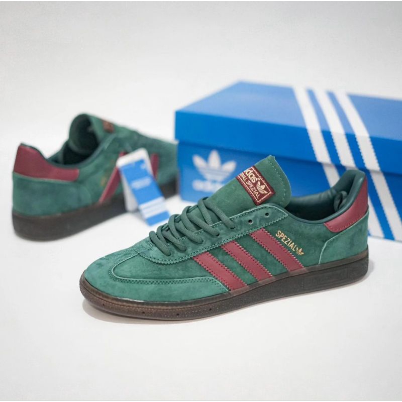 ADIDAS SPEZIAL GREEN RED PREMIUM CASUAL