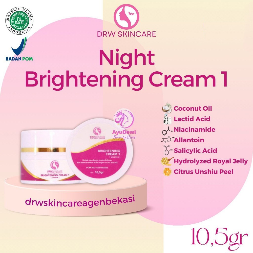 Brightening Night Cream DRW Skincare
