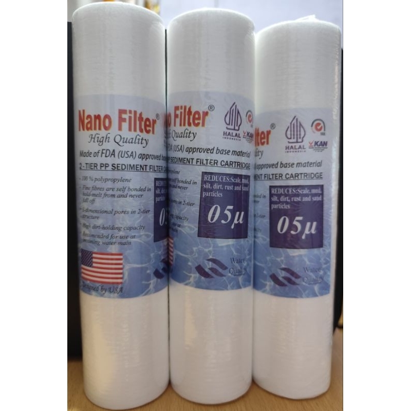 Spon Filter/Sediment Filter 10" Nano Filter 05 micron